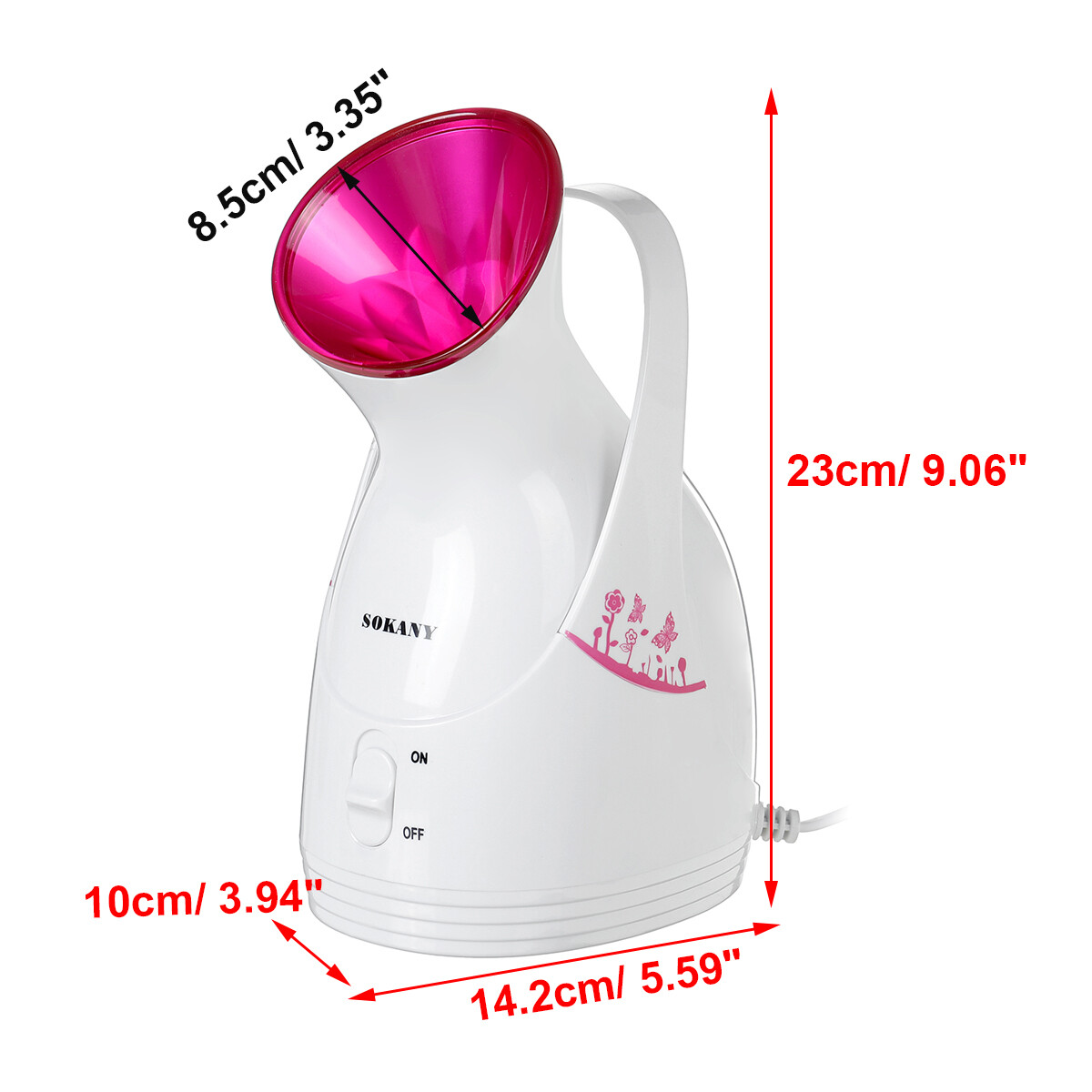 Professional Ionic Face Facial Steamer Skin Spa Sauna Pore Cleaner Steam Sprayer