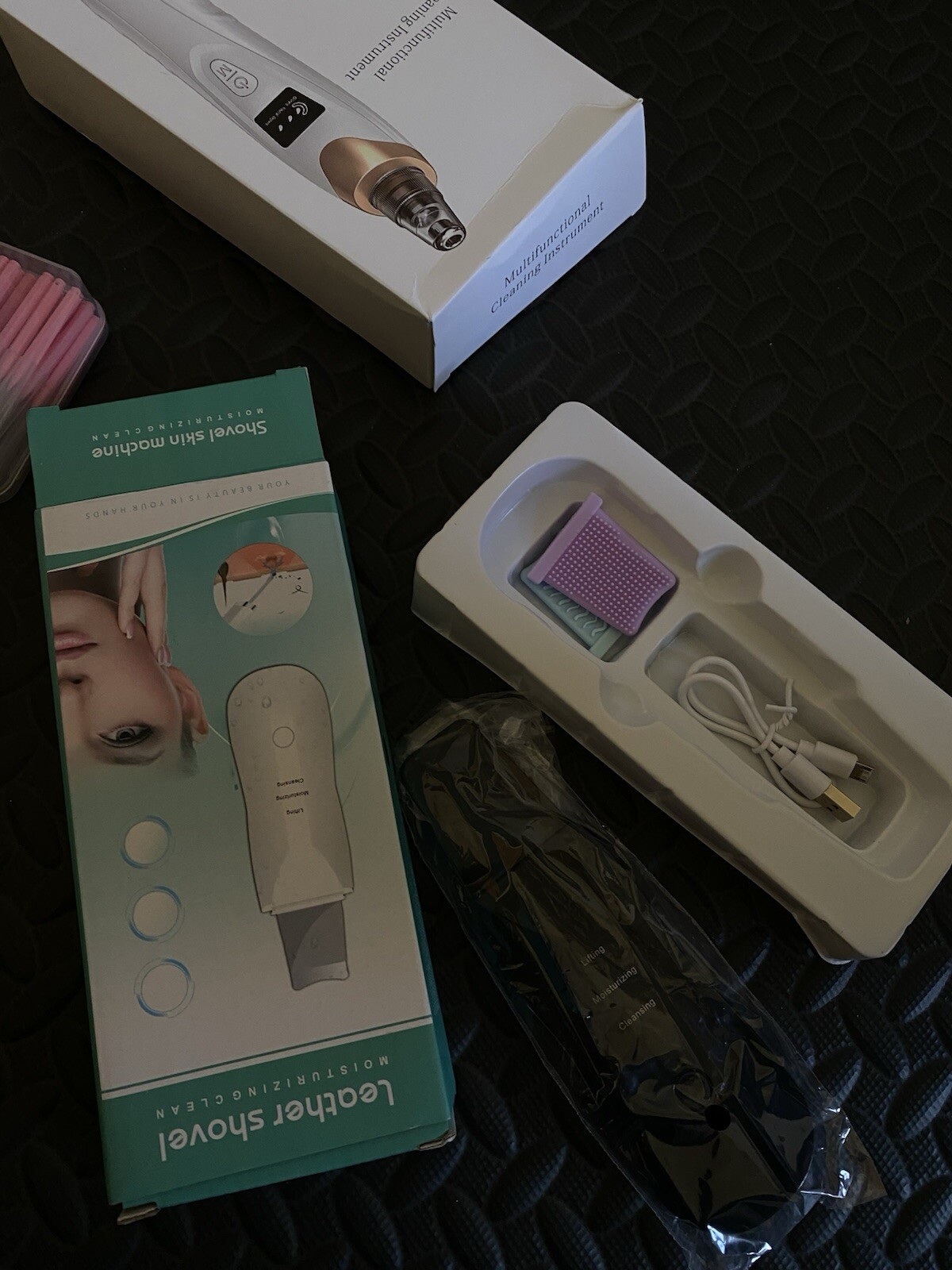 Pore Deep Cleansing Blackhead Scraper Skin Care Beauty Tool, Electric Spatula
