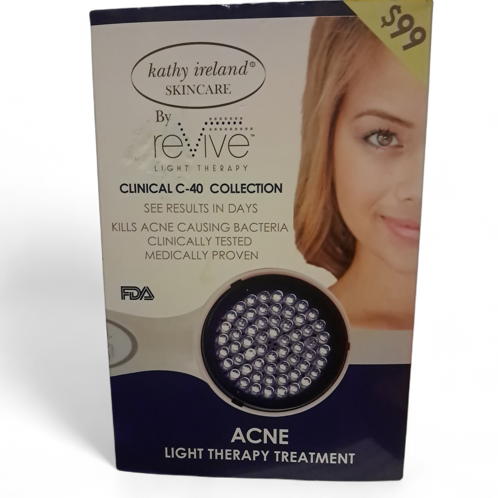 REVIVE Light Therapy, Clinical C-40, Blue Light Acne Treatment System, NIB!!!!
