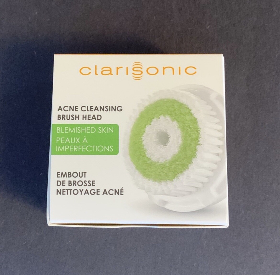 NIB 3 Clarisonic Acne Replacement Brush Heads Face Mia Prima Pro Smart Fit Pore