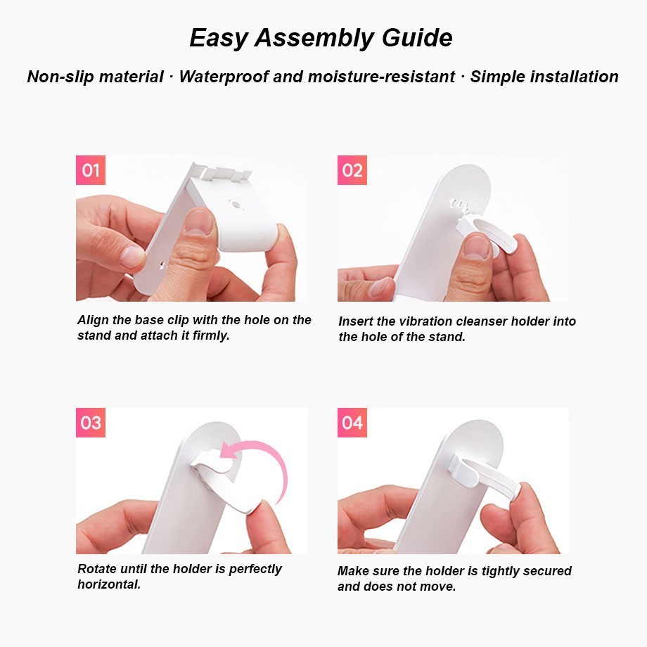 Sonic Silicone Facial Cleansing Brush K-Beauty Waterproof Silicone Pore Cleaner