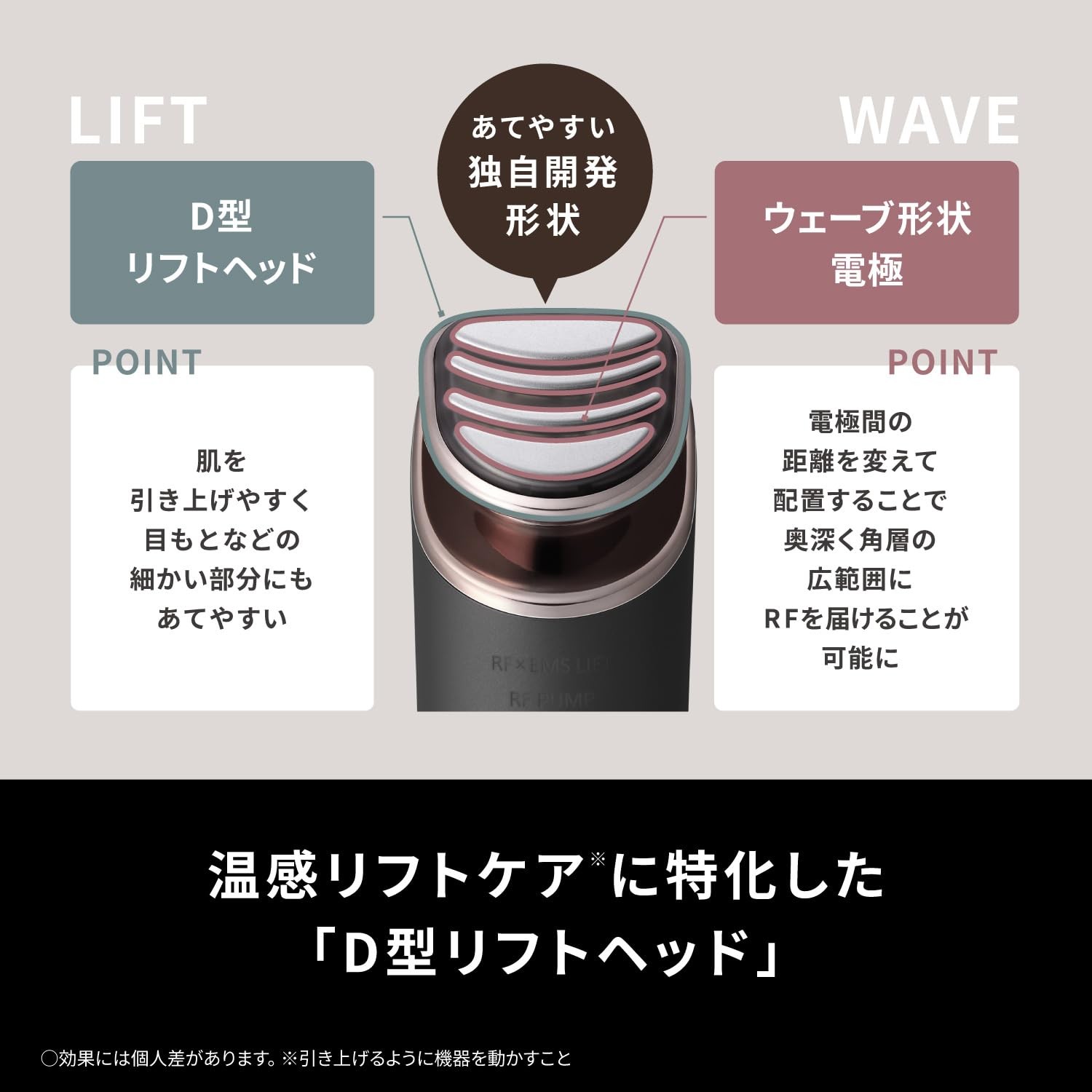 panasonic facial beauty device Vitalift RF 1 unit 13 functions high output RF x