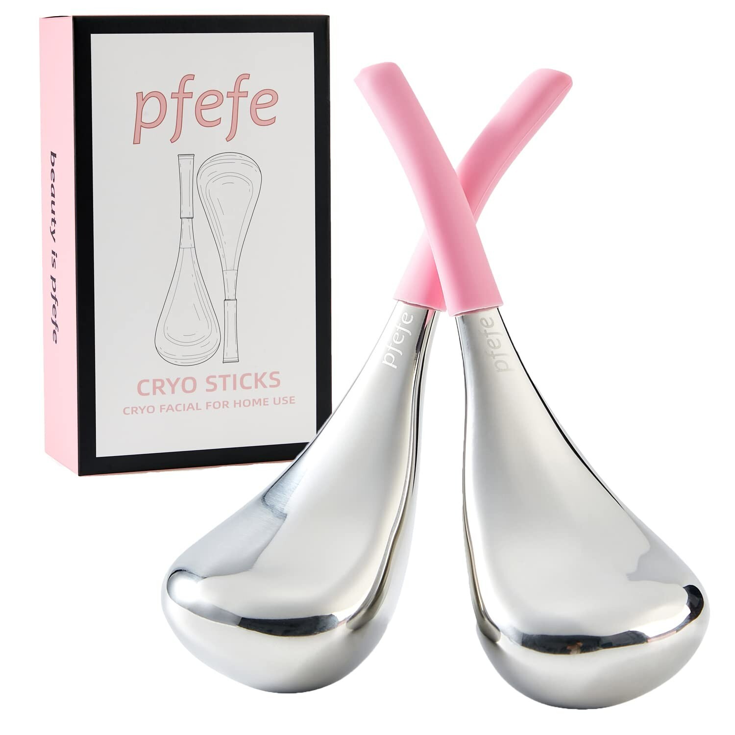 Skin Care Ice Globes for Women Face Eyes, Stainless Steel Face Beauty Tools