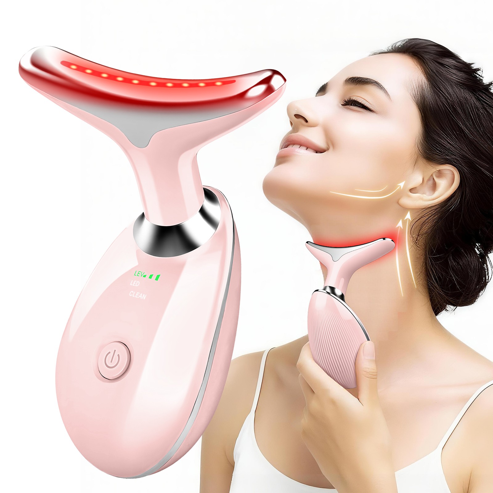 Red Light Facial Massager – Anti-Aging, Electronic Face Lift for Glowing Skin