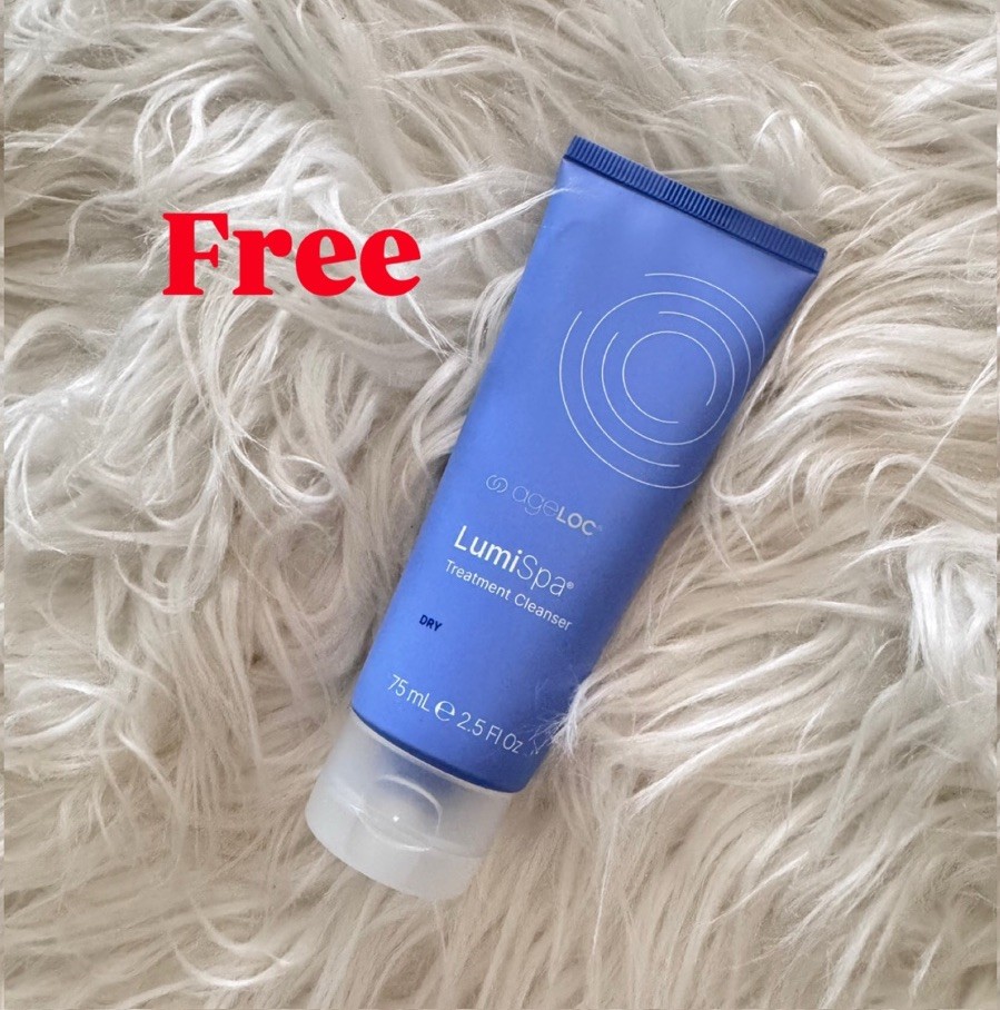 Rose Gold NuSkin ageLOC LumiSpa iO Facial Device BRAND NEW + DRY cleanser