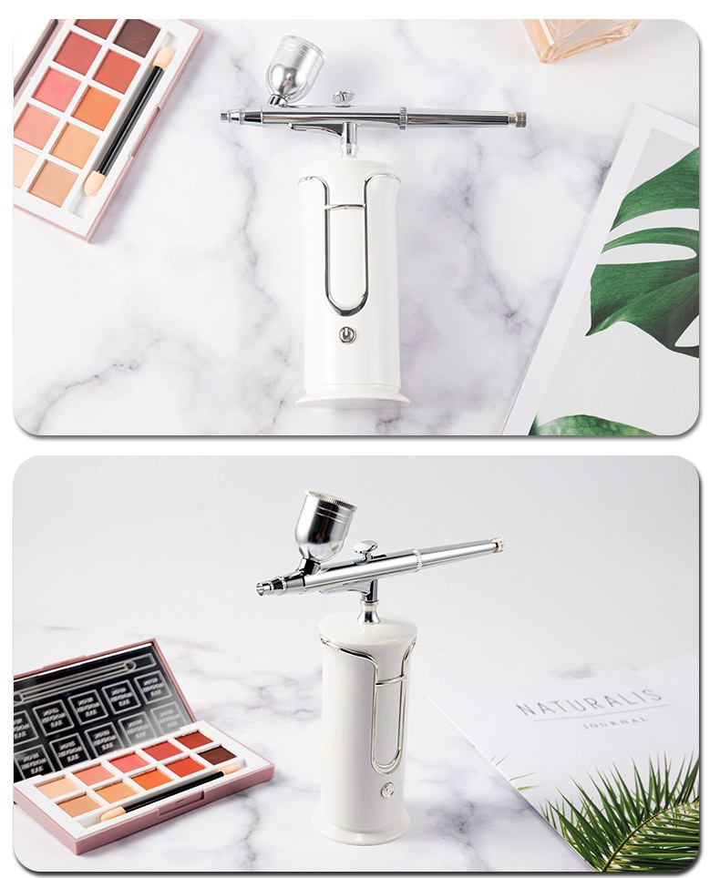 Nano Facial Miste Mist Sprayer Oxygen Hydration Diffuser Nail Airbrush Portable