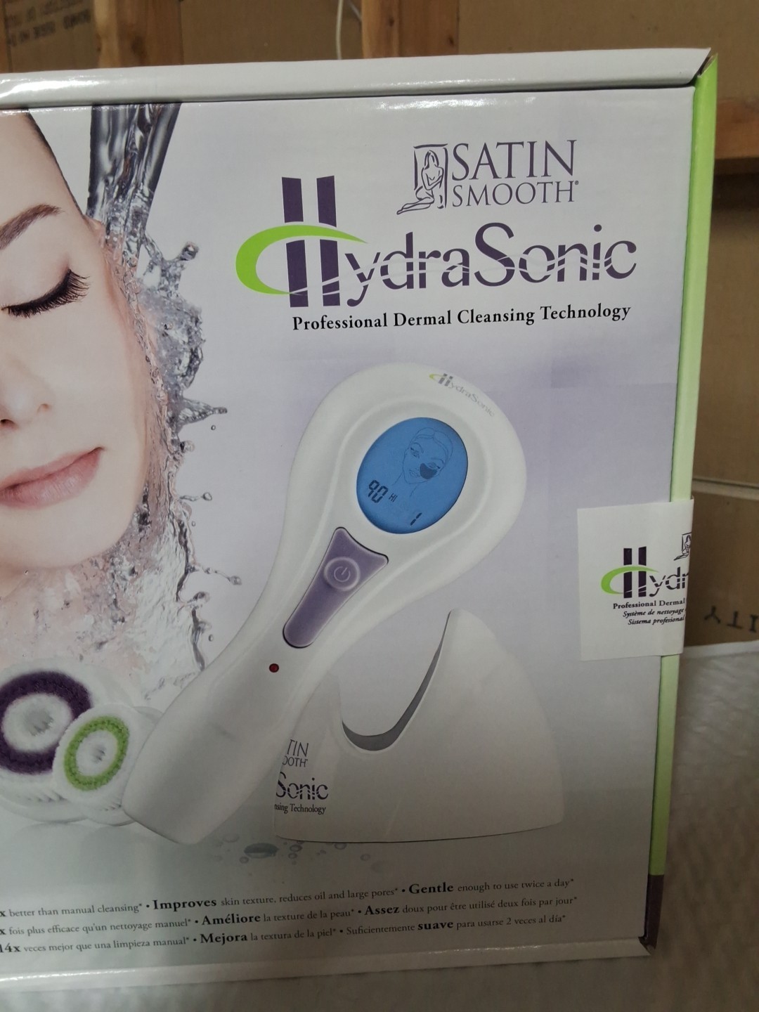Satin Smooth Hydra sonic Professional Dermal Cleansing Technology