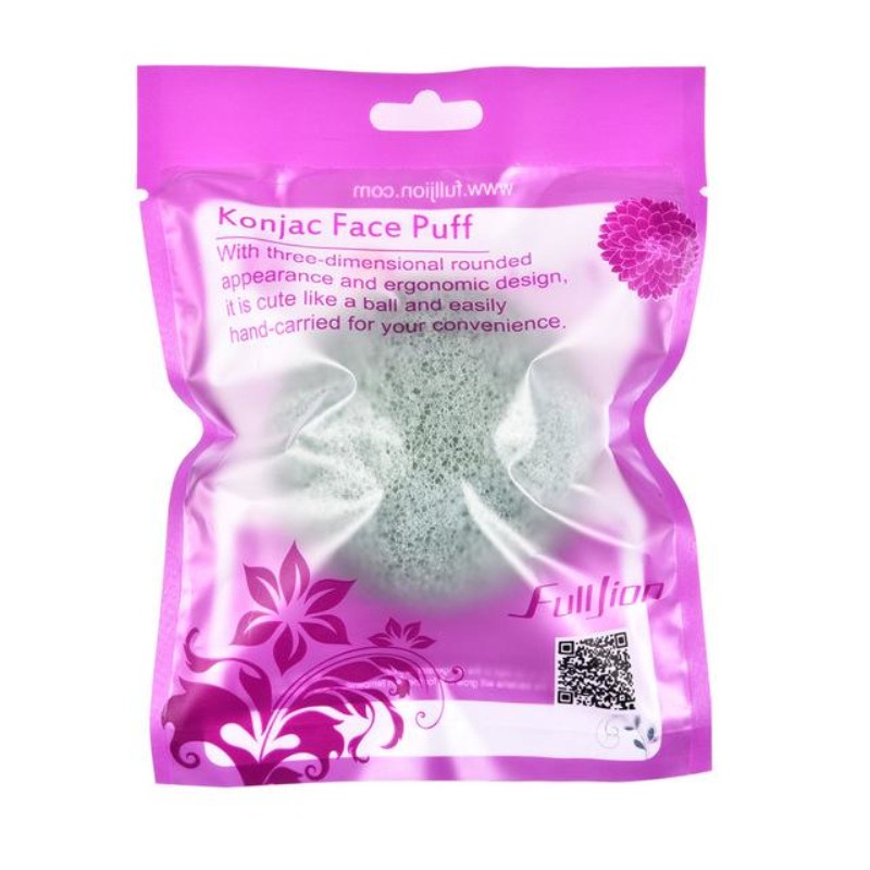 Konjac Facial Cleansing Sponge Natural Exfoliating Face Wash Puff Deep Pore Clea
