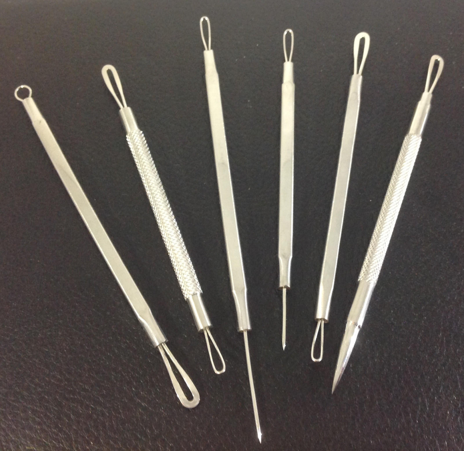 2/6/9 Blemish Blackhead Acne Pimple Popper Comedone Extractor Remover Tools Kit