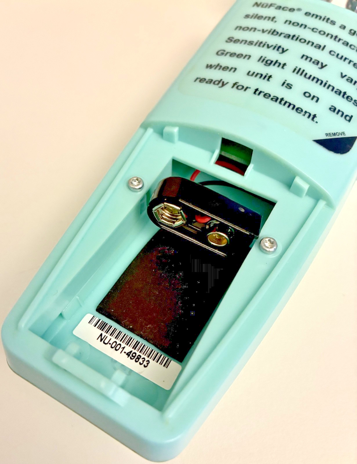 NuFACE by Carol Cole Microcurrent Facial Toning Device Tested Working 9V Battery