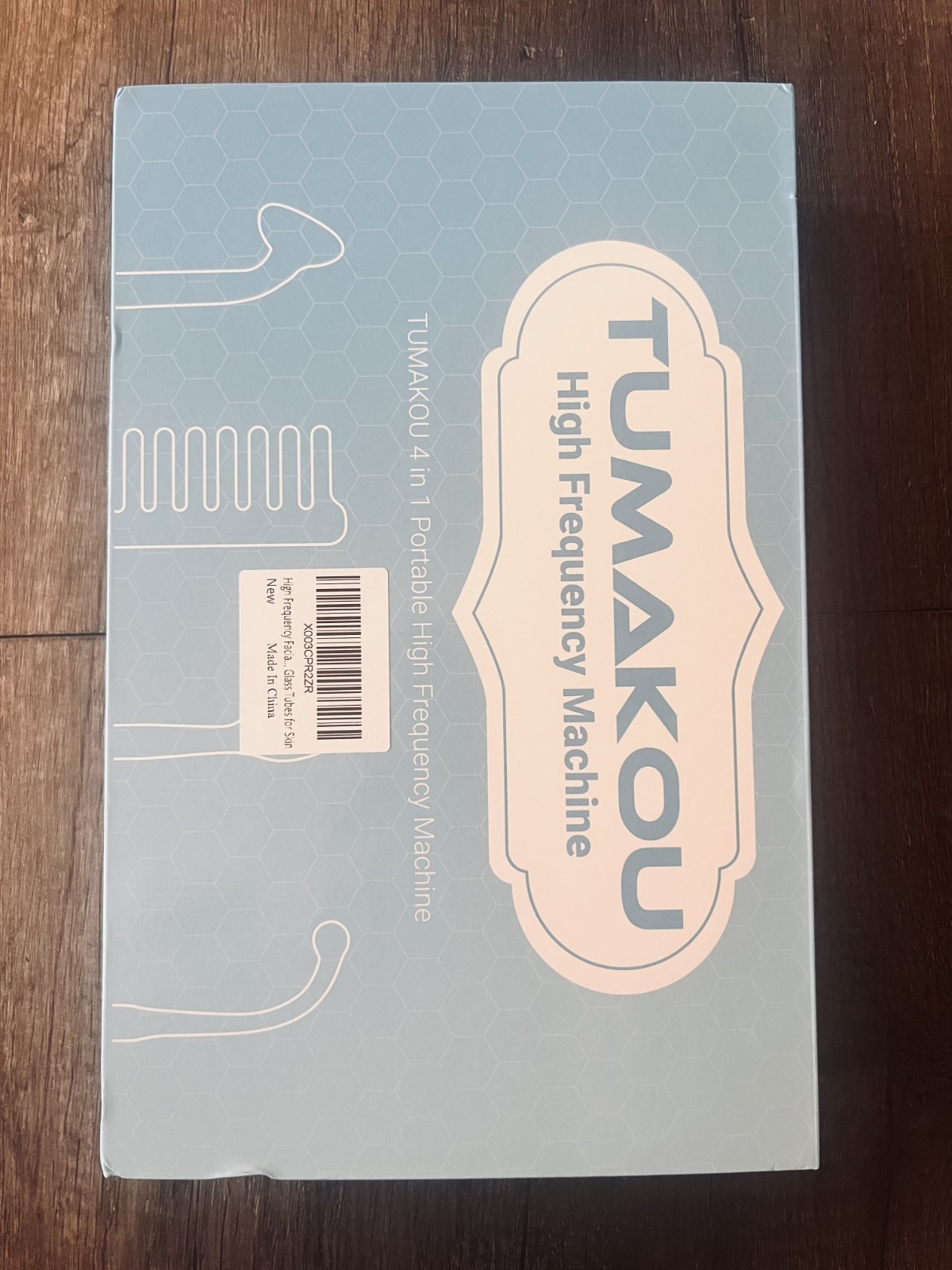 TUMAKOU High Frequency Facial Wand Portable With 4 Attachments