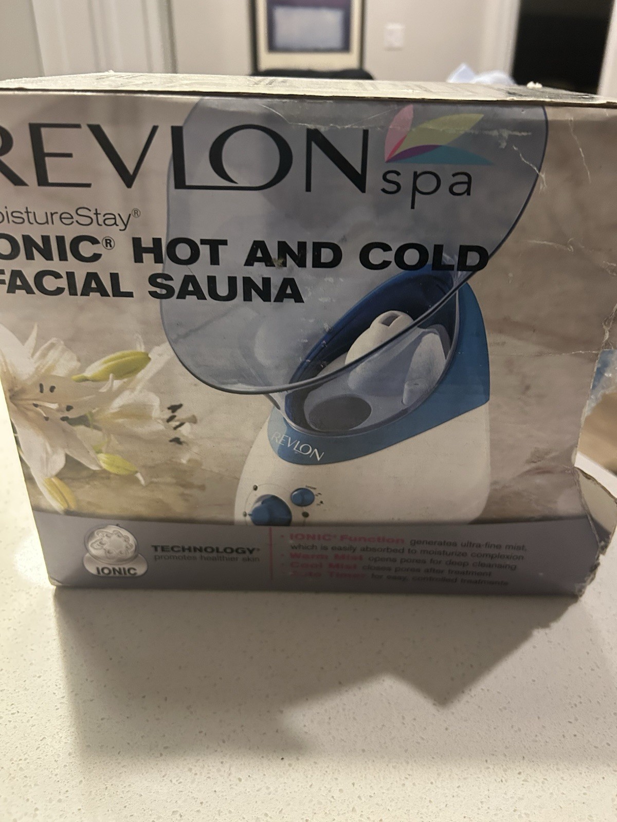 Revlon MoistureStay Ionic Hot and Cold Facial Sauna System New Open As Is