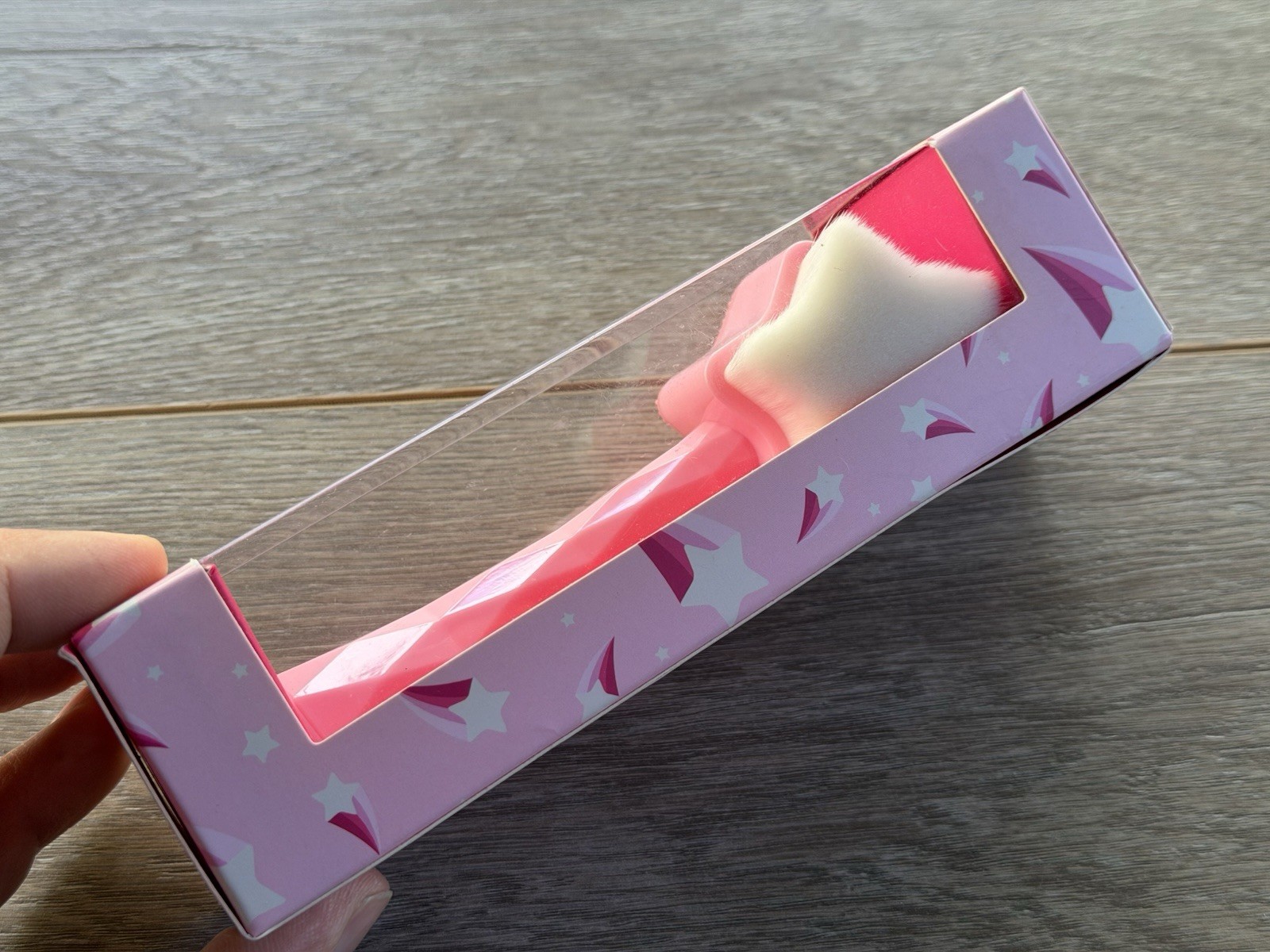 No Mo-Stache Pink All Star Face Cleansing Facial Brush New