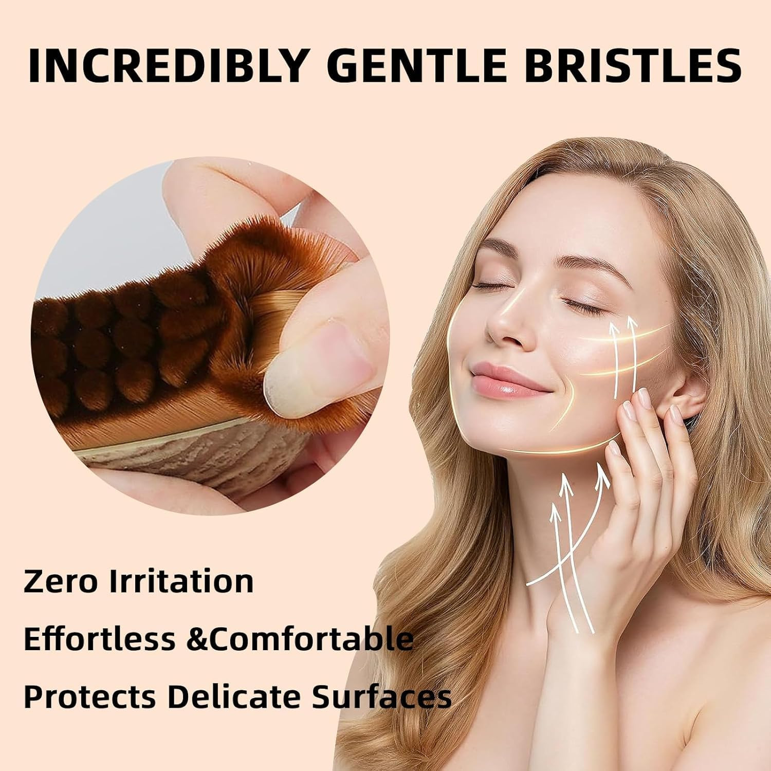 2 PCS Lymphatic Contour Face Brush for Sculpting – Anti-Puffiness, Detox & Li…
