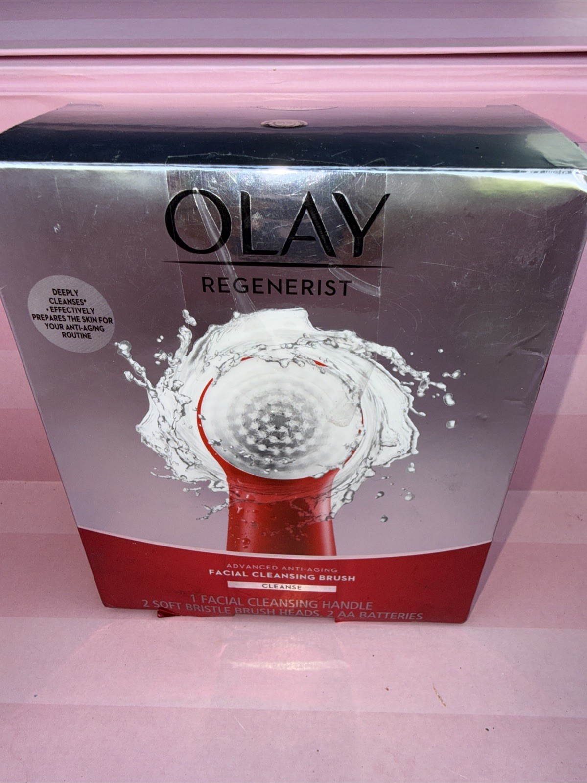 Olay Regenerist Advanced Anti-Aging Facial Cleansing Brush Kit NEW Sealed