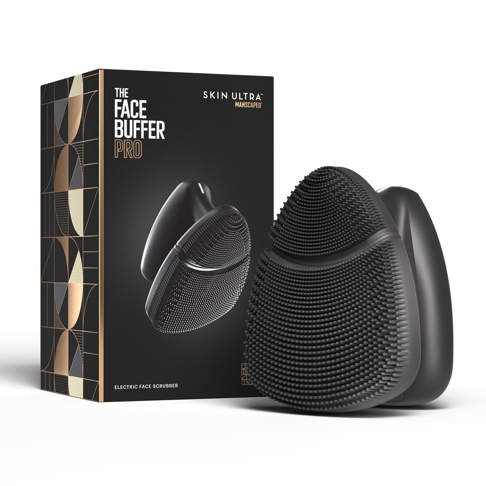 MANSCAPED® The Face Buffer PRO Men’s Electric Silicone Face Scrubber for Nou…