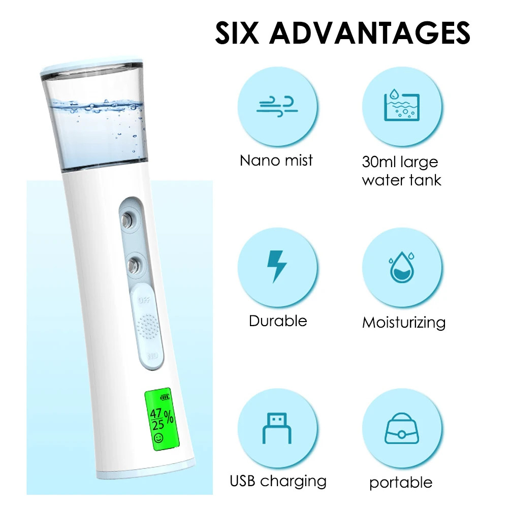 Electric Blackhead Remover Device and Mist Sprayer Face Skin Tester Skin Care Se