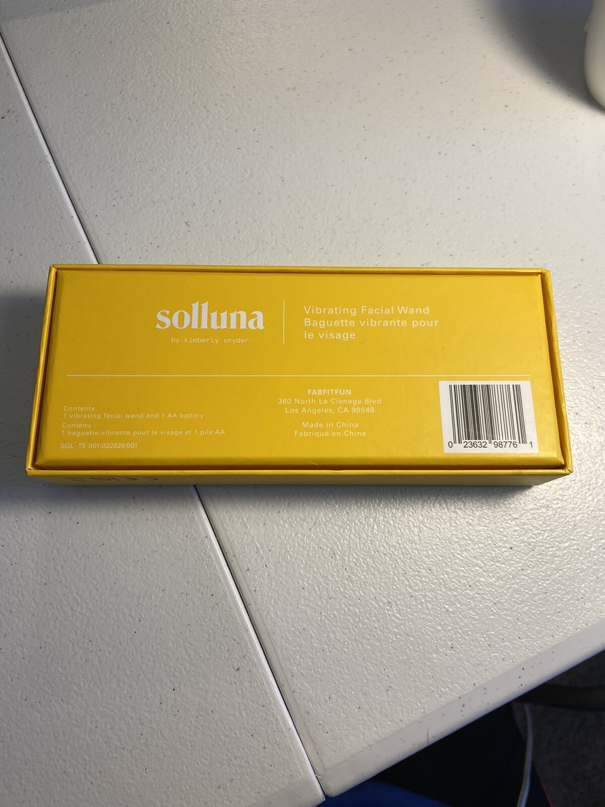 Solluna by Kimberly Snyder Vibrating Facial Wand Used – In Original Box