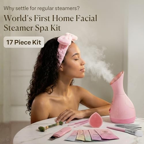 Facial Steamer Machine with Towel Warmer and Skin Tools