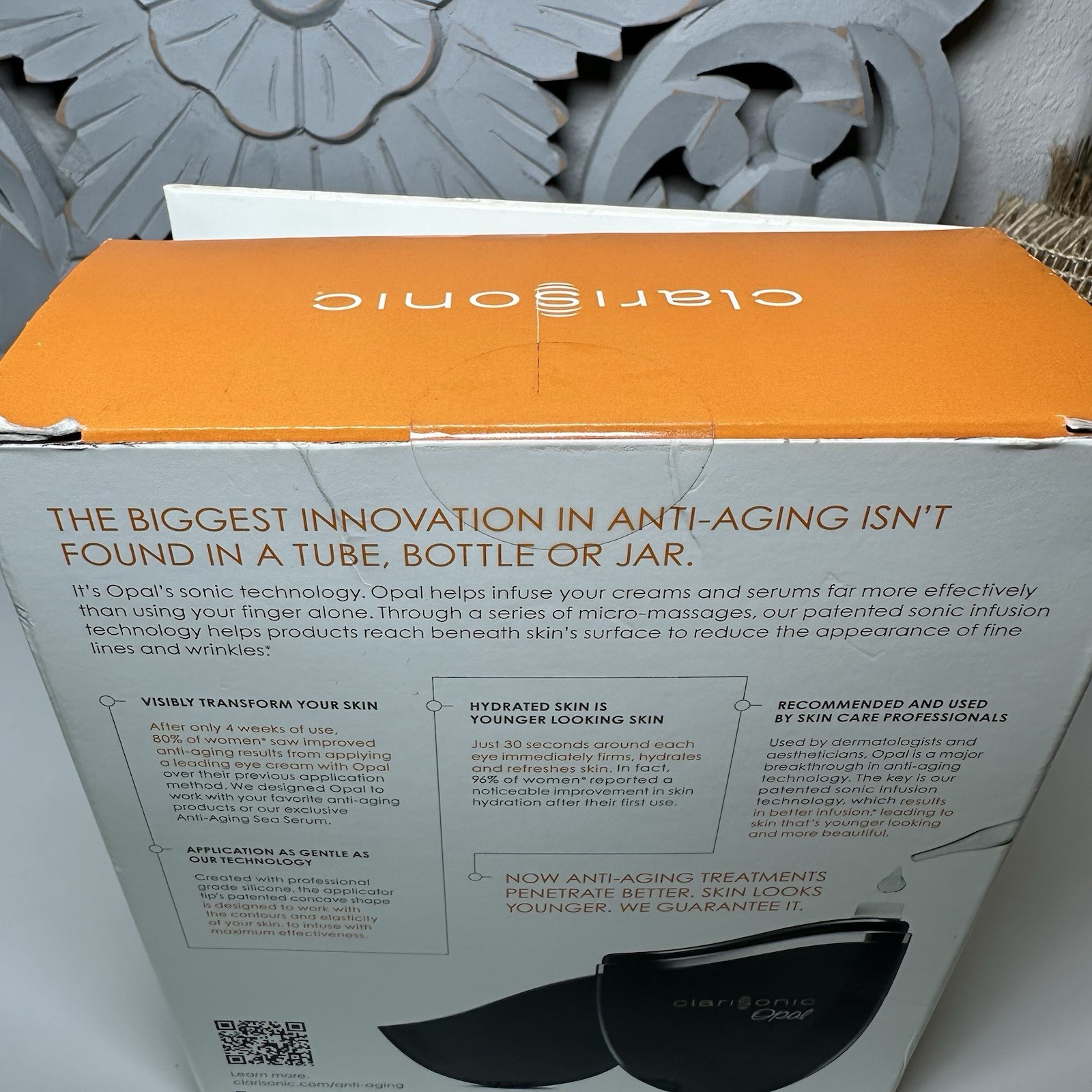 Clarisonic Opal Sonic Skin Infusion NIB New 2012 Anti Aging NOS Black