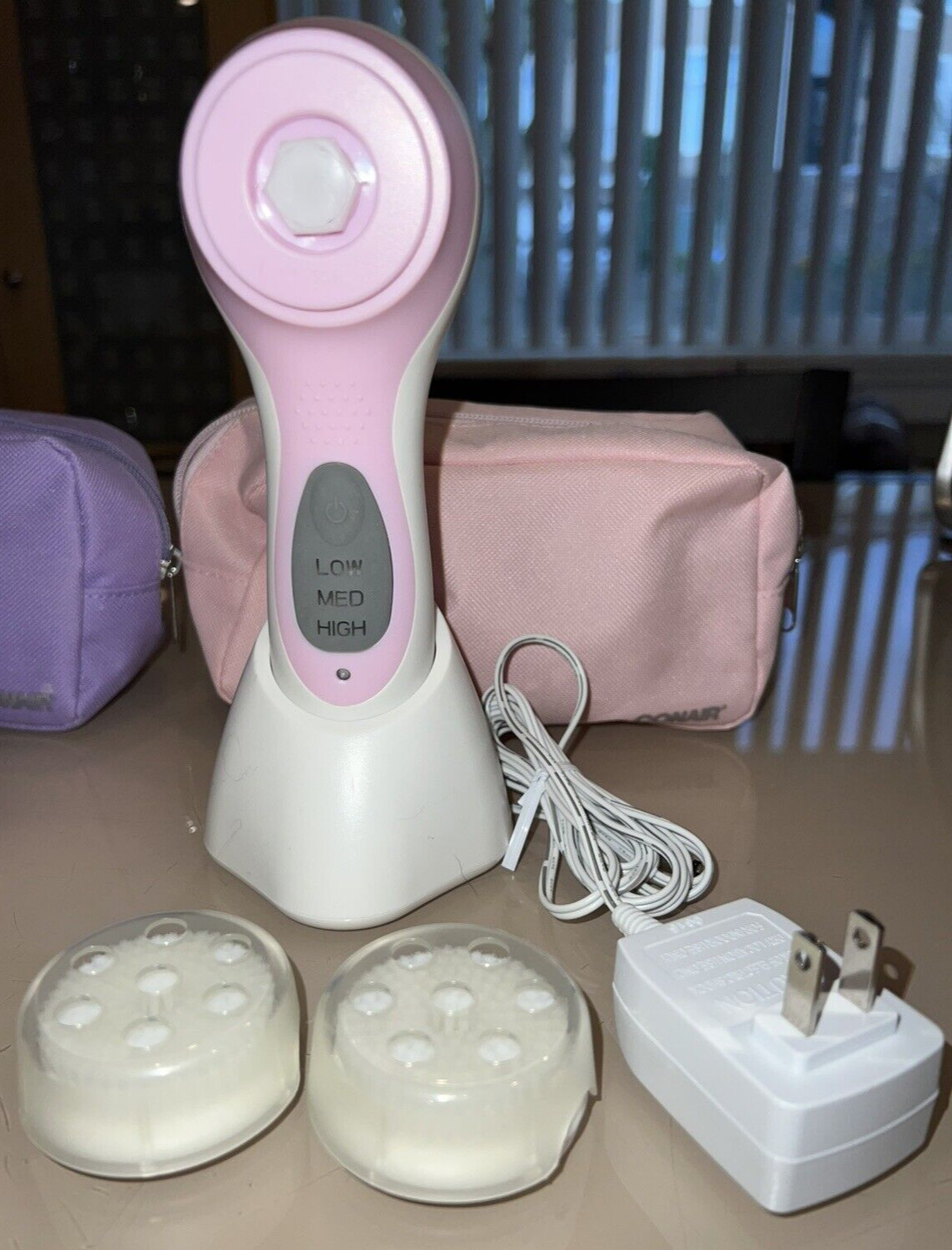 Set of Conair True Glow Facial and Footcare Cleansing Brushes – Rechargeable