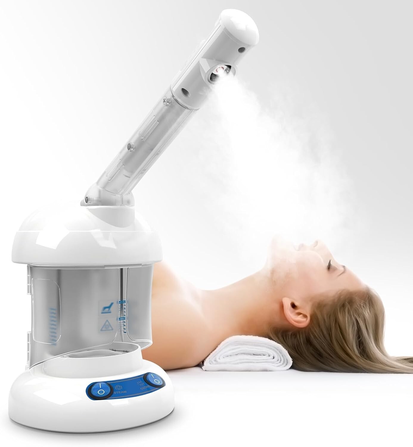Facial Steamer – Nano Ionic Face Steamer with Extendable 360° Rotating Arm NEW