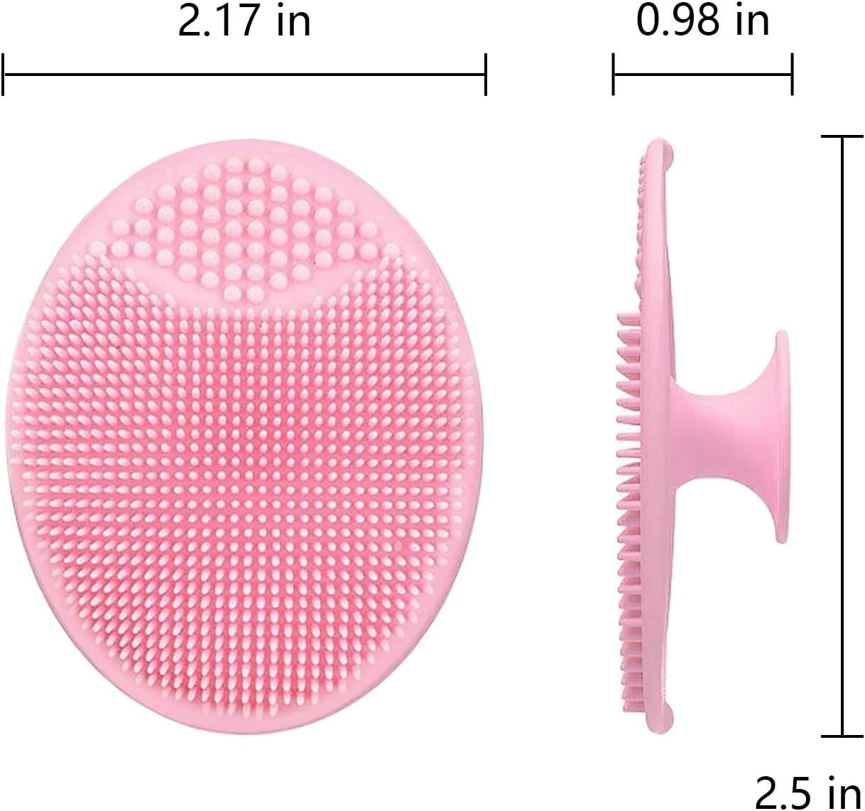 20PCS Face Scrubber,Silicone Facial Cleansing Brush Face Exfoliator Pads Face…