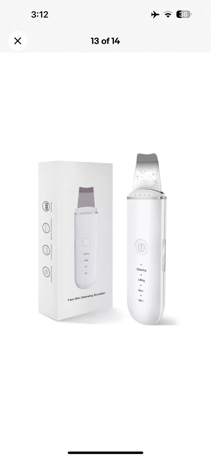 Eliminador De Espinillas Limpiador De Poros Sonico para Limpieza Facial Profunda