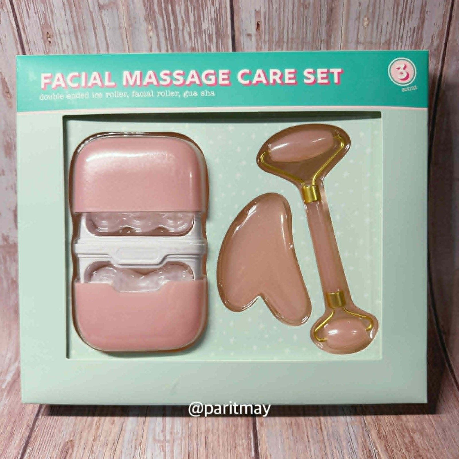 Vivitar Facial Set Pink Massage And Relax, 3-piece Set (NEW IN BOX)