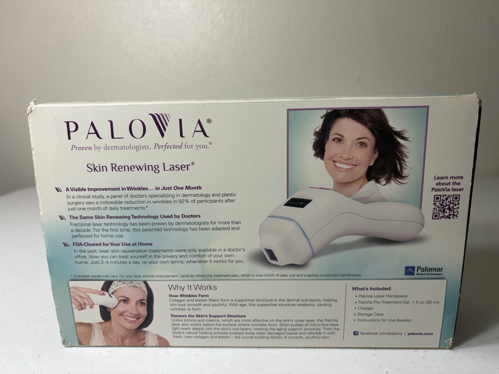 Palovia Palomar Facial Skin Renew Laser Reduce Fine Lines Wrinkles