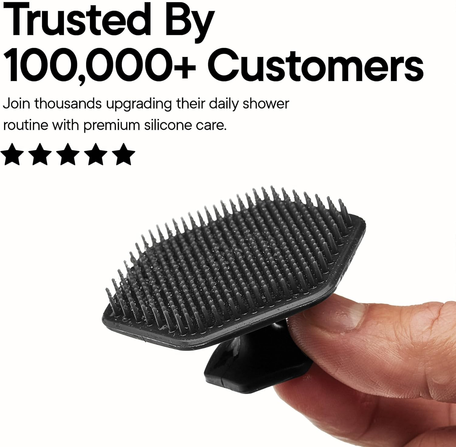 TOOLETRIES Premium Silicone Face Scrubber for Men & Women, Gentle Facial Cleansi