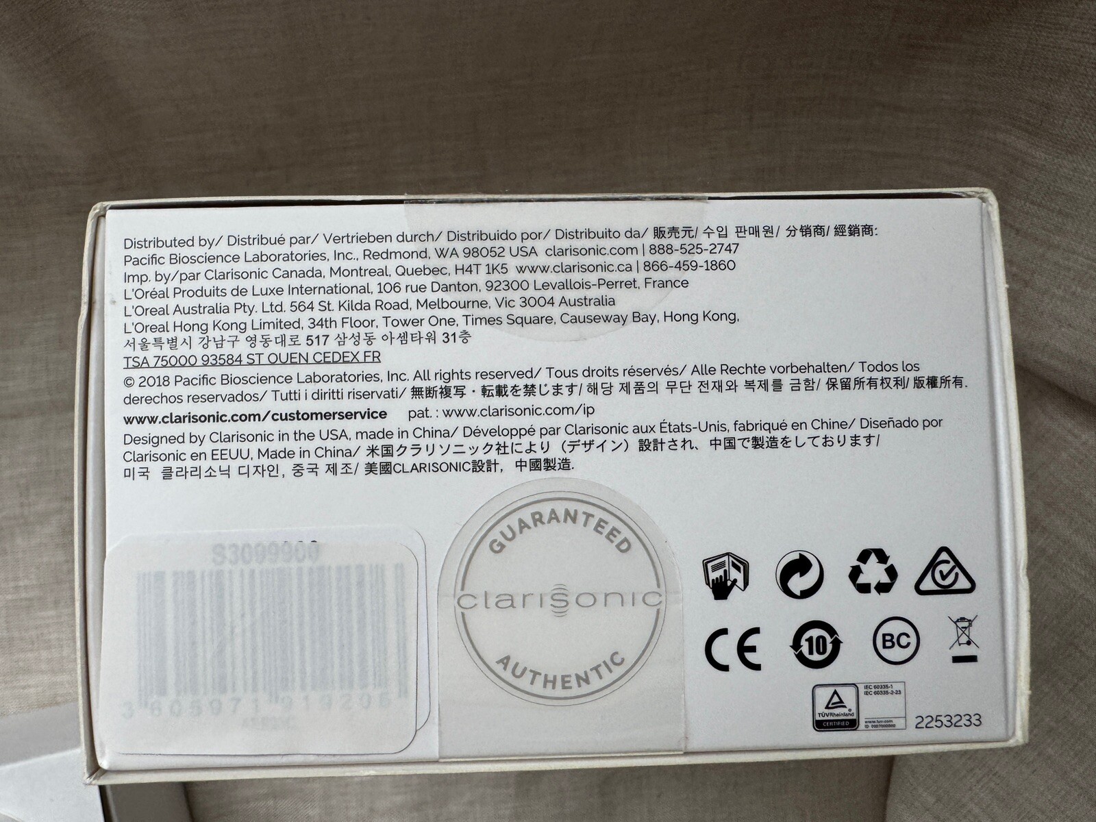 CLARISONIC Mia Prima Cleansing Tool With Classic Sensitive Brush Heads