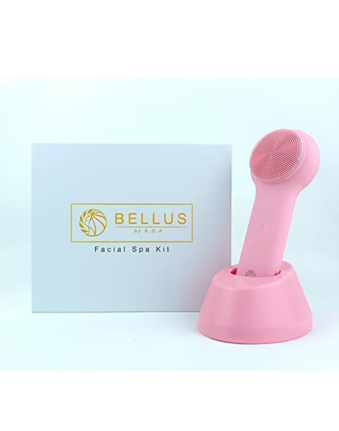 Bellus by R.O.K Silicone Facial Cleansing Brush – 3 in 1 Heat & Cold Massagers 
