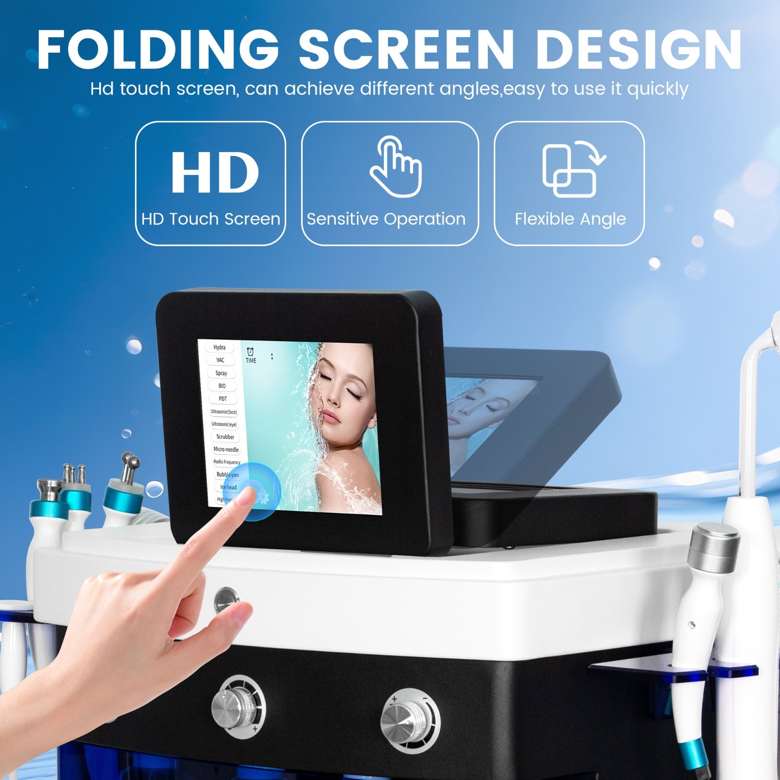 14-in-1 Facial Cleaning Skin brightening Acne Blackhead Removal beauty Machine