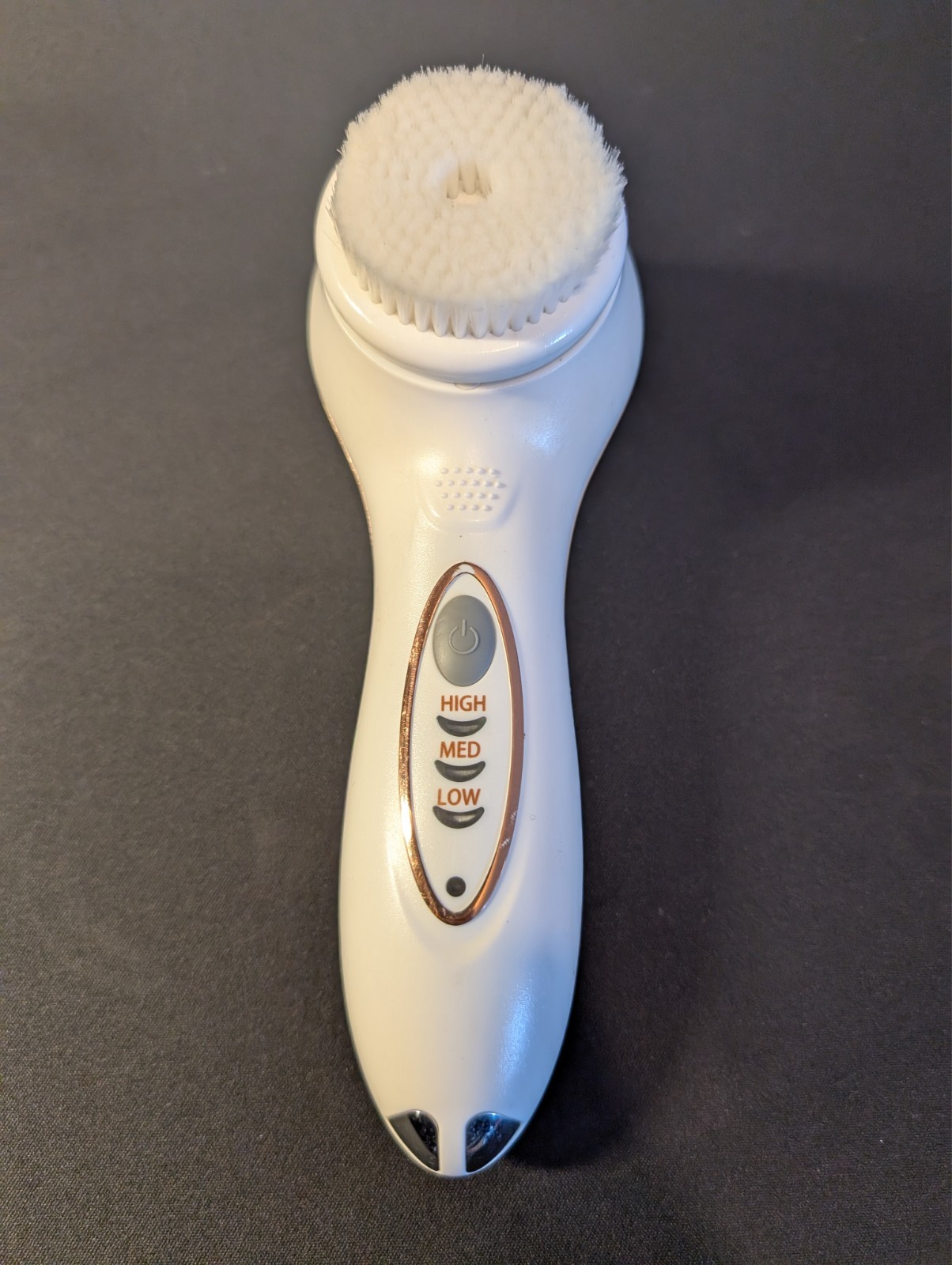 Conair Facial Cleansing Brush Womens White Spin Exfoliating 3 Speed No Charger