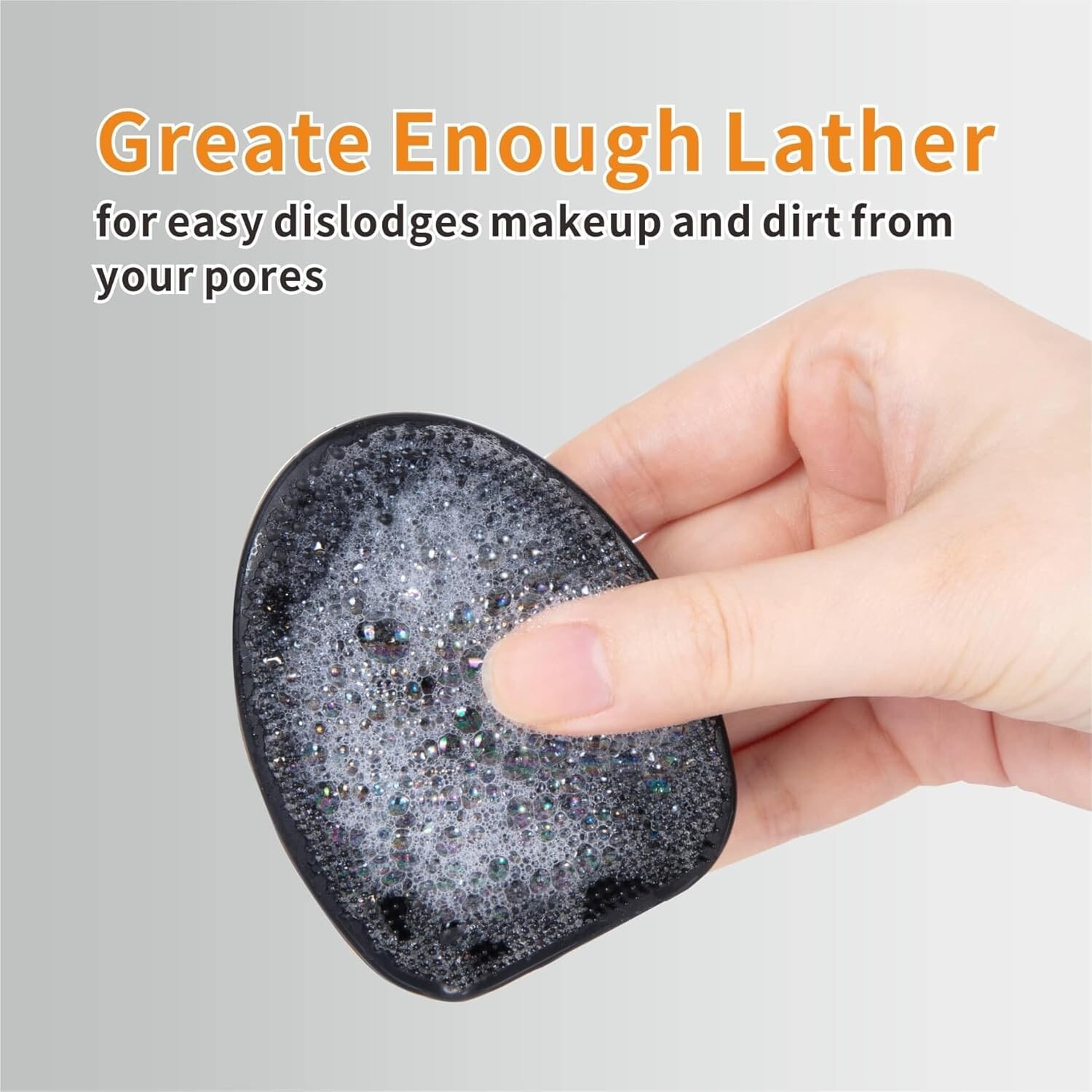 Ergonomic Silicone Face Scrubber for All Skin Types & Radiant Complexion