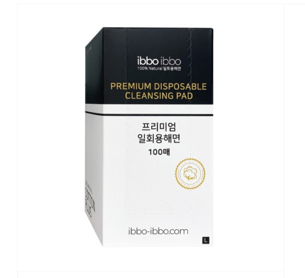 [ ibbo ibbo] PREMIUM DISPOSABLE CLEANSING PAD LARGE (10X10) 100ea /made in korea