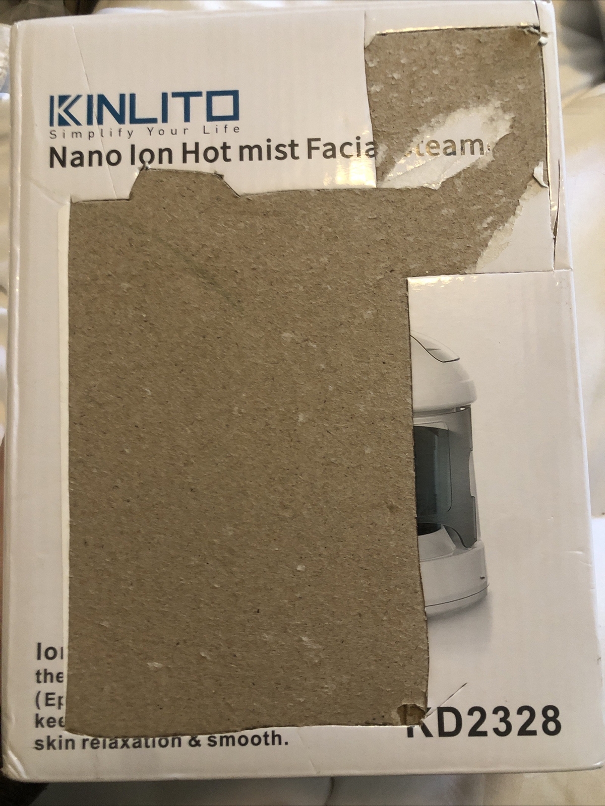Kinlito Defany Nano Hot Mist Facial Steamer KD2328, Personal Care Or Salon.