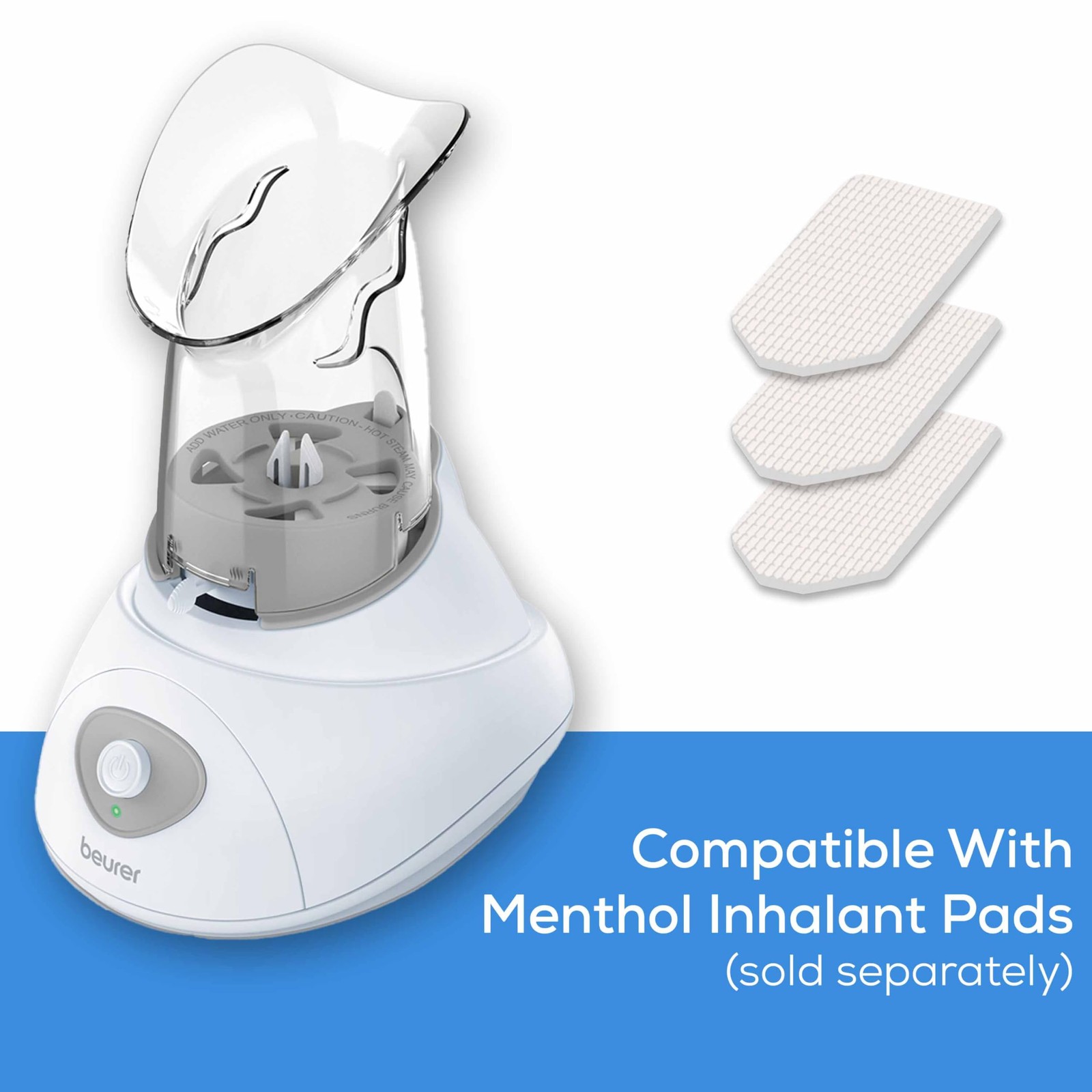 SI30 Steam Inhaler for Sinus Congestion & Allergies, Drug-Free, Quick 3-5 Min…