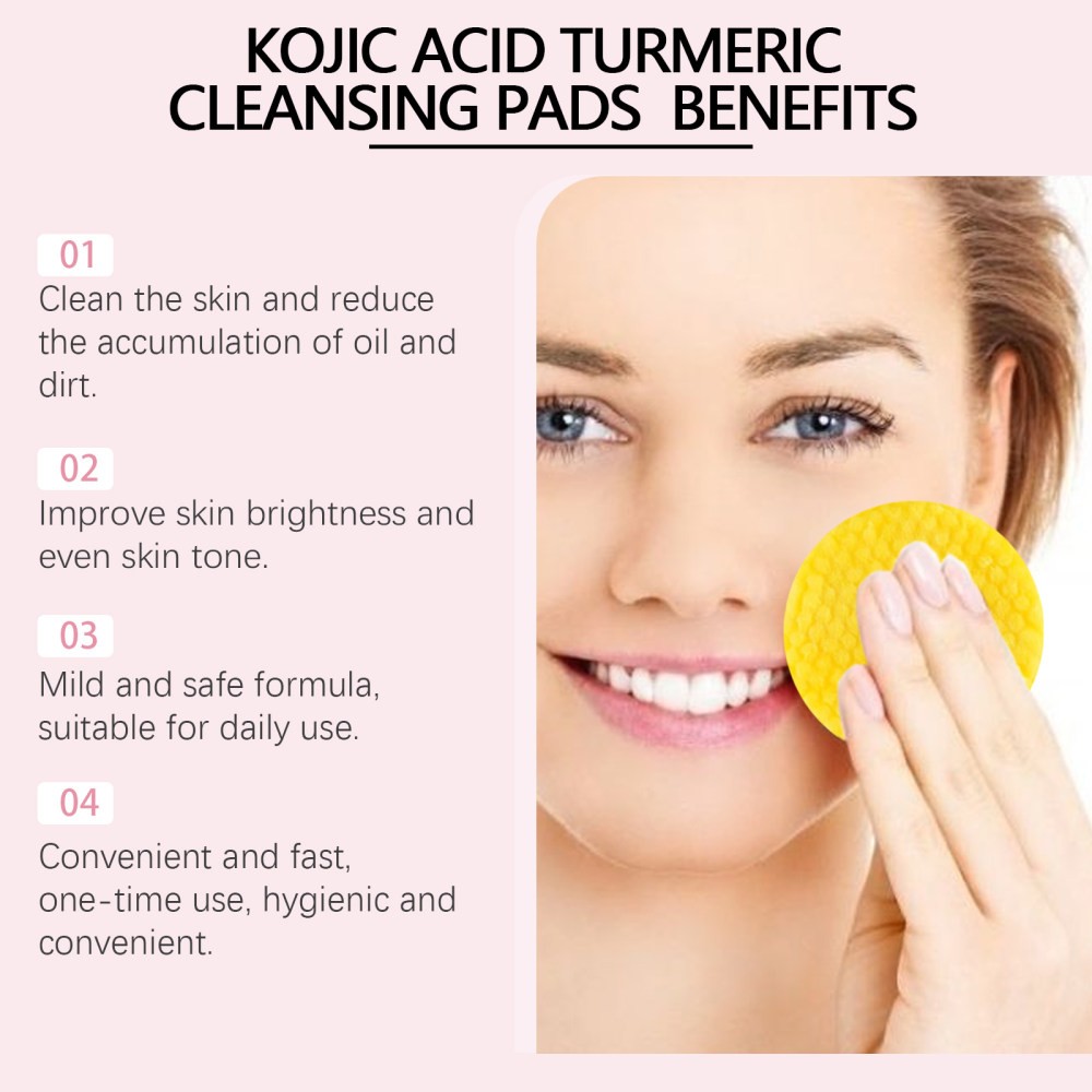 turmeric cleansing pad ntly cleanses facial skin moisturizing
