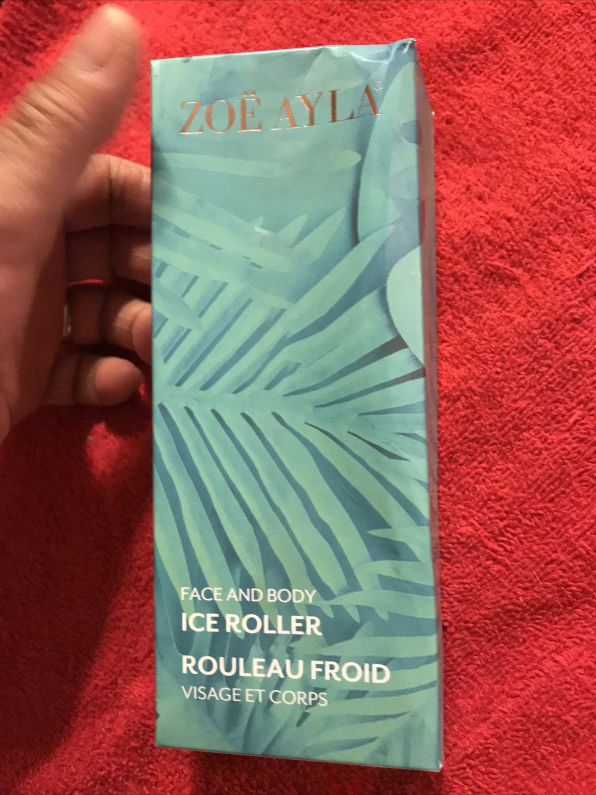 Zoe Ayla Professional Face and Body ICE ROLLER New Damaged Box