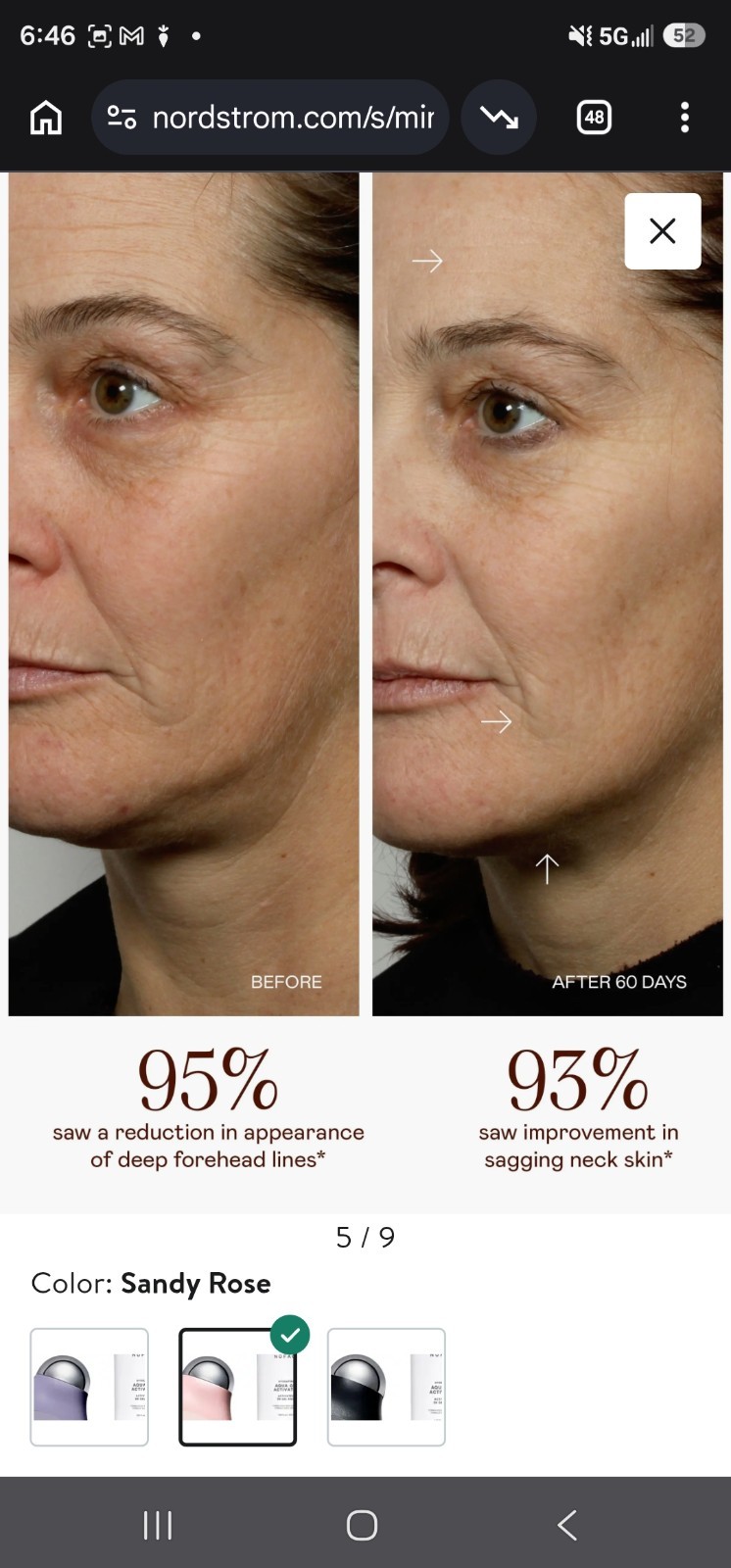 Nuface Petite facial Toning Device Kit W Creme, Gel Activators +Brush Msrp $250