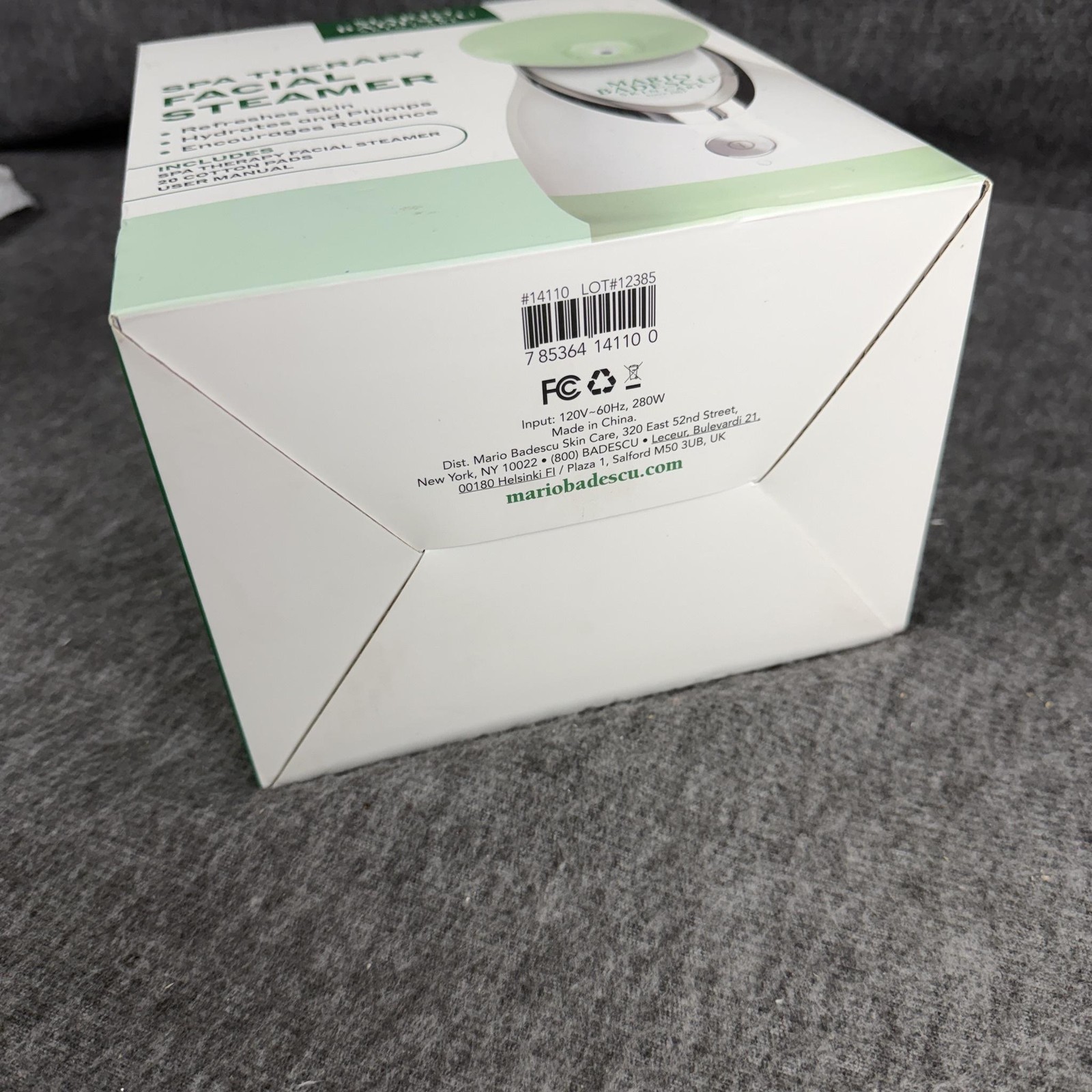 Mario Badescu Spa Therapy Facial Steamer White Gentle Hydrating Steam Device