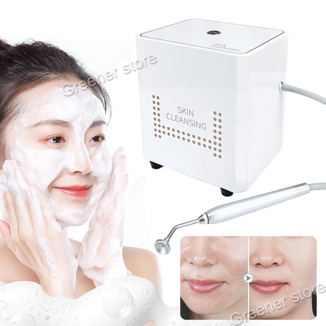 Water Oxygen Jet Machine Deep Cleansing Peeling Skin Cleaning Bubble Machine