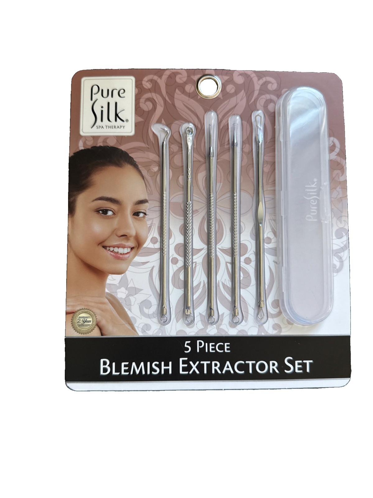 Pure Silk Spa Therapy, 5 Piece Blemish Extractor Set ￼