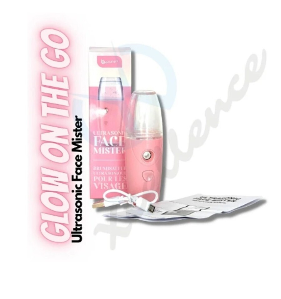 Portable Nano Facial Mister, Compact Facial Spray Bottle.USB Rechargeable Facial