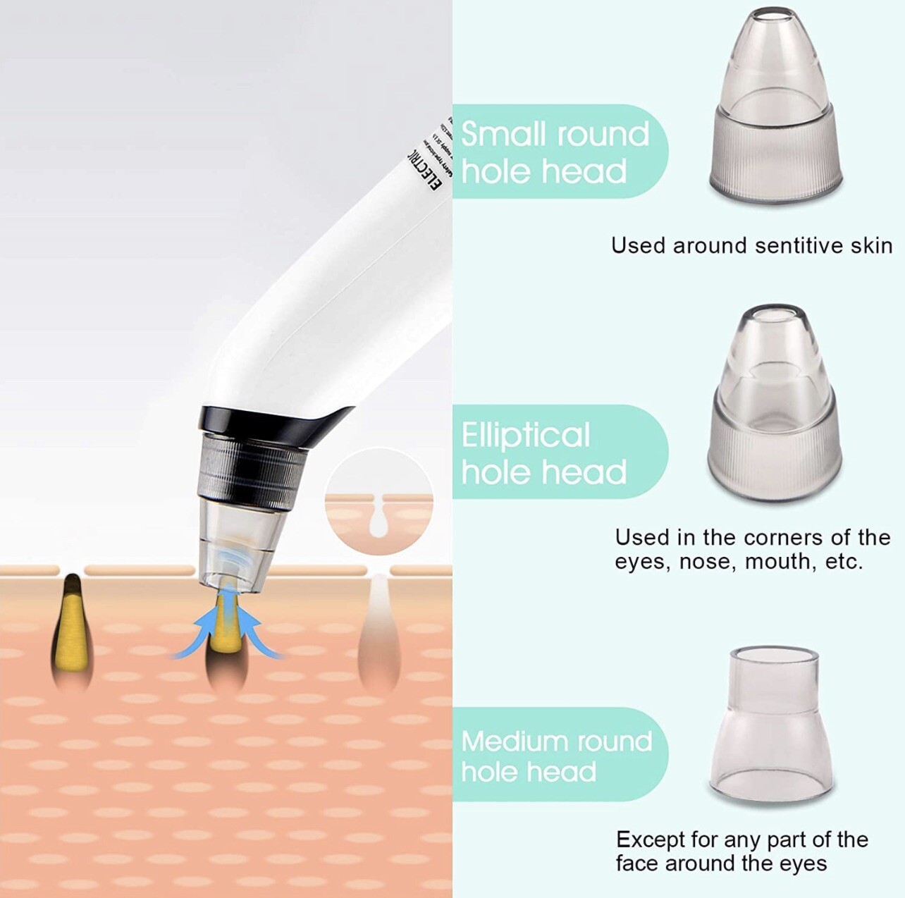 Electric Blackhead Pore Vacuum Cleaner Remover