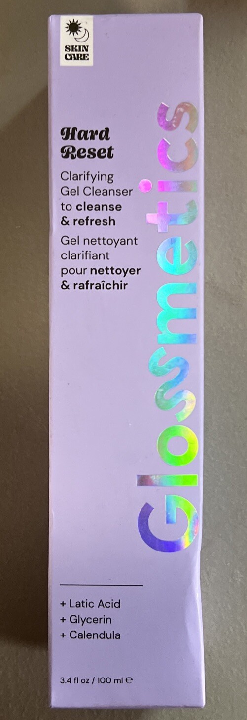 NEW BOXES GLOSSMETICS HARD RESET CLARIFYING GEL CLEANSER – 3.4 OZ