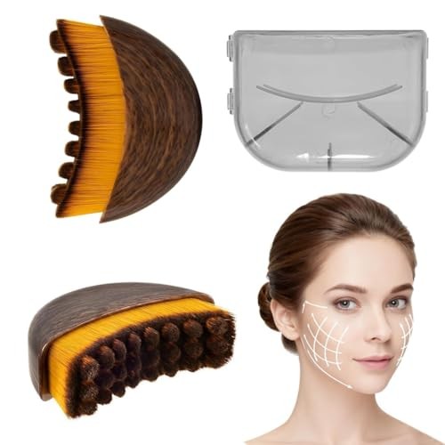 New Lymphatic Contour Face Brush, Dry Brushing Face Brush, Massager for 1pcs