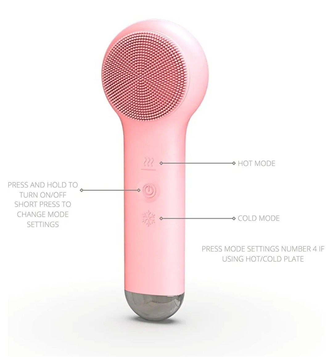 SUAVISKIN Multi-Functional Sonic Facial Cleasing Brush(Pink)